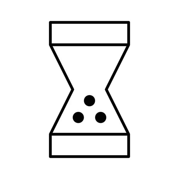 Reloj Arena Icono Vector Ilustración — Archivo Imágenes Vectoriales