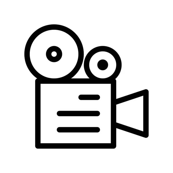Icône Caméra Vidéo Vecteur — Image vectorielle