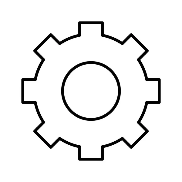 Ícone Configurações Ilustração Vetorial —  Vetores de Stock