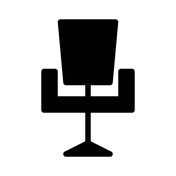 Ícone Cadeira Barbeiro Ilustração Vetorial —  Vetores de Stock