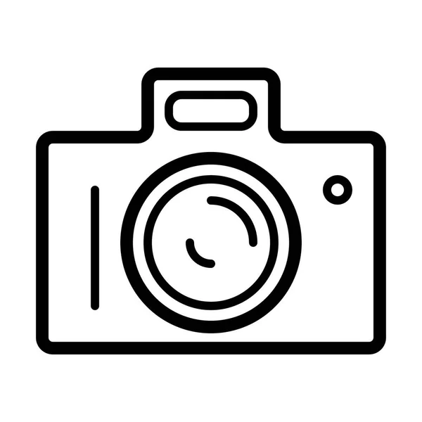 Foto Camera Icoon Vector Illustratie — Stockvector