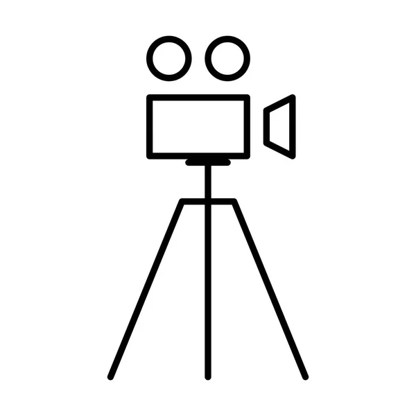 Icoon Videocamera Vectorillustratie — Stockvector