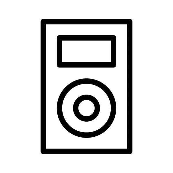 Icono Del Ipod Ilustración Vectorial — Archivo Imágenes Vectoriales