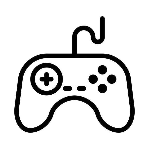 Ícone Gamepad Ilustração Vetorial — Vetor de Stock