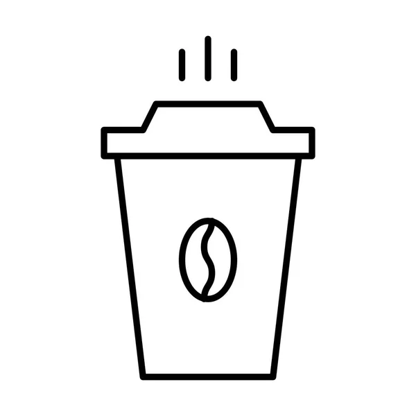 Koffie Icoon Vector Illustratie — Stockvector