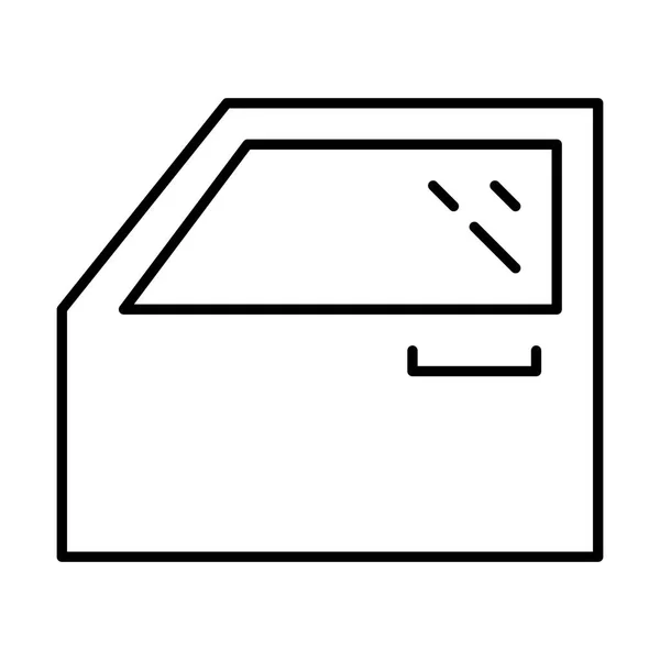 Autotür Symbol Vektor Illustration — Stockvektor