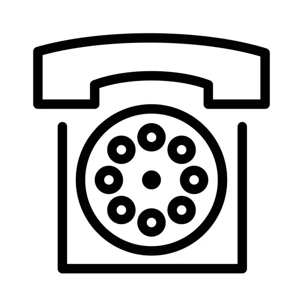 Ikona Telefonu Vektorová Ilustrace — Stockový vektor
