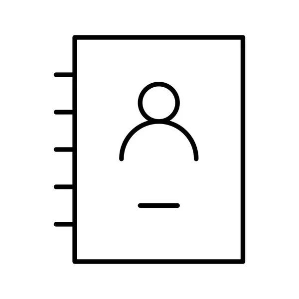 Buchsymbol Vektorillustration — Stockvektor