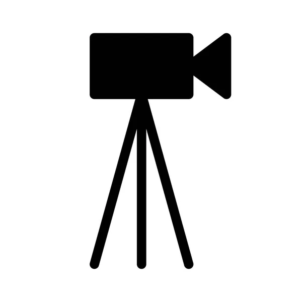 Camera Statief Pictogram Vector — Stockvector