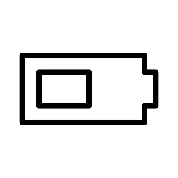 Batteri Ikon Vektor Illustration — Stock vektor