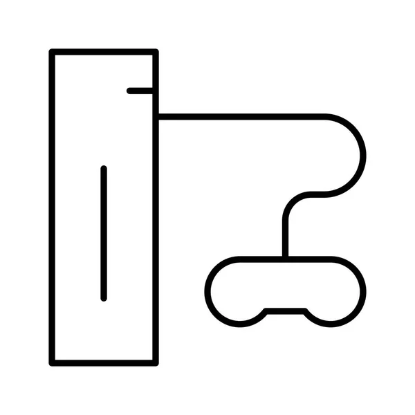 Spielkonsolen Symbol Vektorillustration — Stockvektor