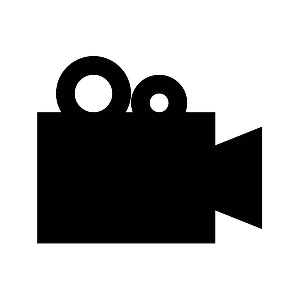 Videokamera Symbol Vektor — Stockvektor