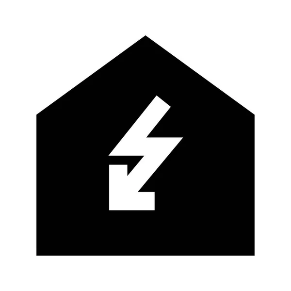 Power House Icon Vector Illustration — Stock Vector