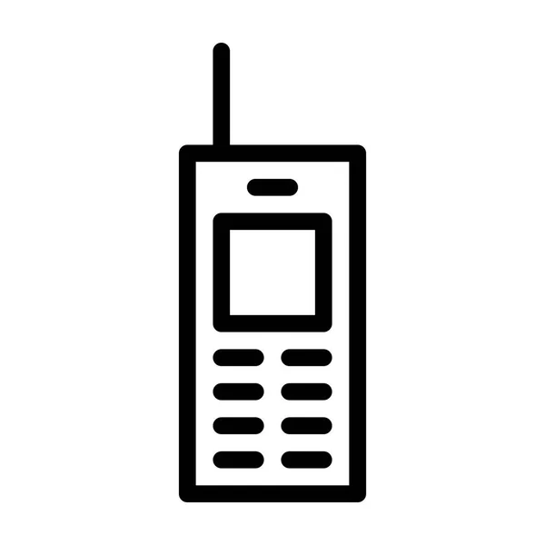 Icono Del Teléfono Móvil Ilustración Vectorial — Vector de stock