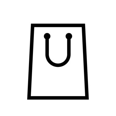 torba simgesi, vektör illüstrasyonu