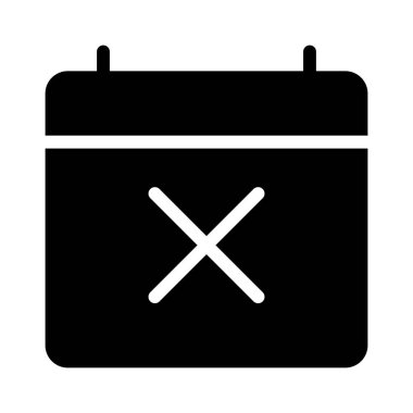 Takvim simgesi, vektör çizimi