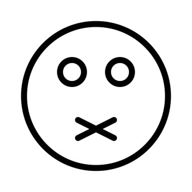 Yokluk simgesi, vektör illüstrasyonu