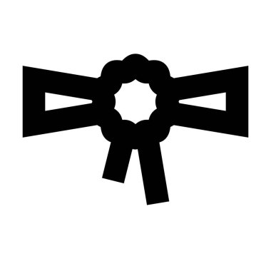 Rozet simgesi, vektör illüstrasyonu