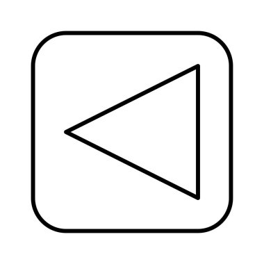 Sol Ok simgesi, vektör