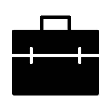 evrak çantası simgesi, vektör illüstrasyonu 
