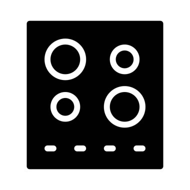 yemek ikonu, vektör illüstrasyonu