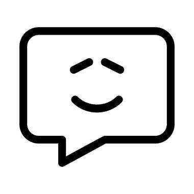 konuşma balonu simgesi, vektör illüstrasyonu