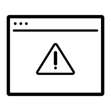 Bilgisayar simgesi, vektör illüstrasyonu