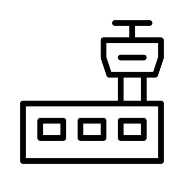 bina simgesi, vektör illüstrasyonu