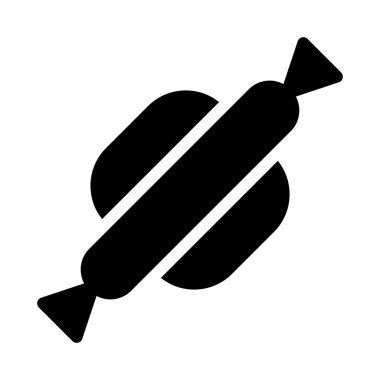 Hot Dog simgesi, vektör illüstrasyonu