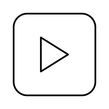 Sağ Küçük Ok Yön Taşı simgesi, vektör illüstrasyonu