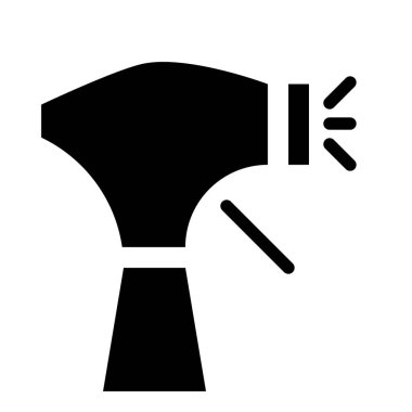 Temizleyici sprey simgesi, vektör illüstrasyonu