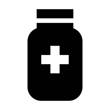 Kavanoz simgesi, vektör çizimi