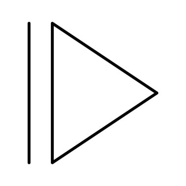 Slomo Video Katmanı simgesi, vektör illüstrasyonu