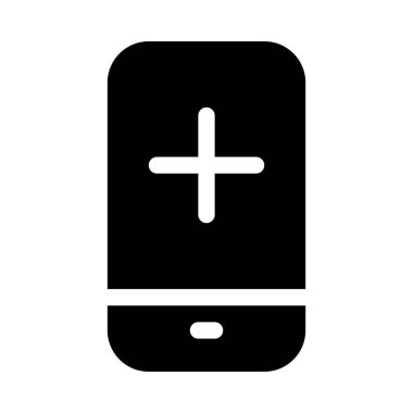 Smartphone Simgesi, vektör illüstrasyonu