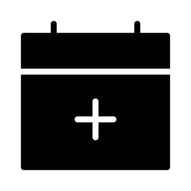 Takvim simgesi, vektör çizimi