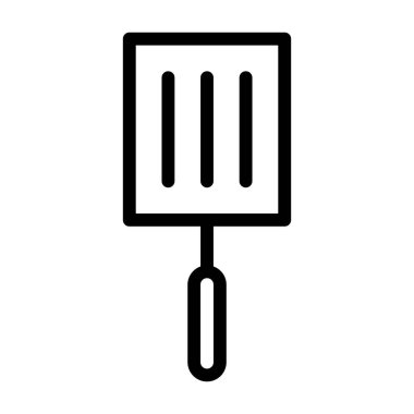Spatula simgesi, vektör illüstrasyonu