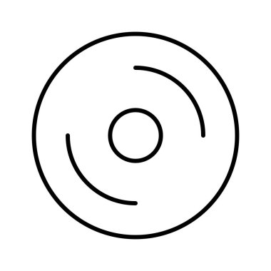 Disk simgesi, vektör çizimi