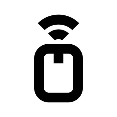 Kablosuz Bilgisayar Fare simgesi, vektör illüstrasyonu