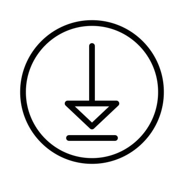 Simge indir, vektör illüstrasyonu