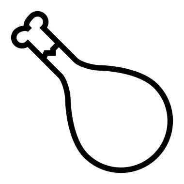 Fast Food simgesi, vektör illüstrasyonu