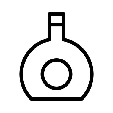 şişe simgesi, vektör illüstrasyonu