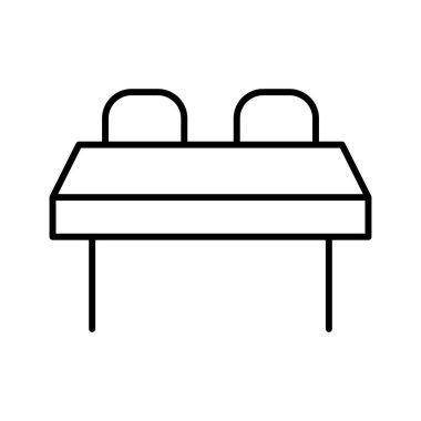 Tablo Konferansı simgesi, vektör illüstrasyonu 