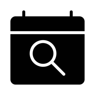 Takvim simgesi, vektör çizimi