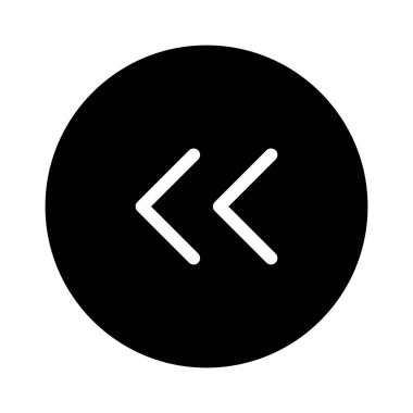 Simgeyi geri al, vektör illüstrasyonu 