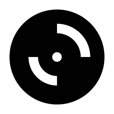 Disk simgesi, vektör çizimi