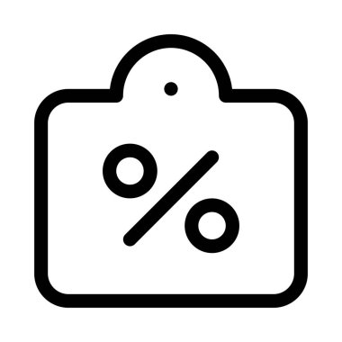 Alışveriş sembolü, satış etiketi simgesi, vektör illüstrasyonu