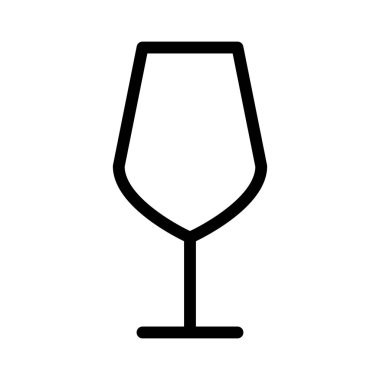 Kokteyl simgesi, vektör illüstrasyonu