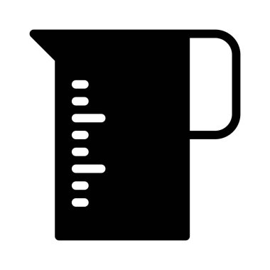 Ölçüm Mutfağı simgesi, vektör illüstrasyonu