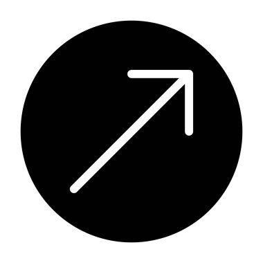 Sunum grafik simgesi, vektör illüstrasyonunu büyüt