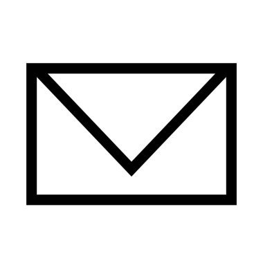 posta simgesi, vektör illüstrasyonu